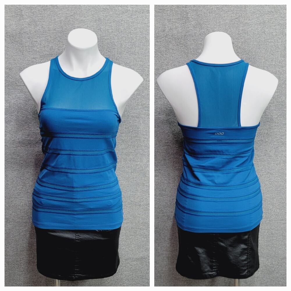 LORNA JANE ATHLETIC TANK TOP WITH MESH, SIZE M